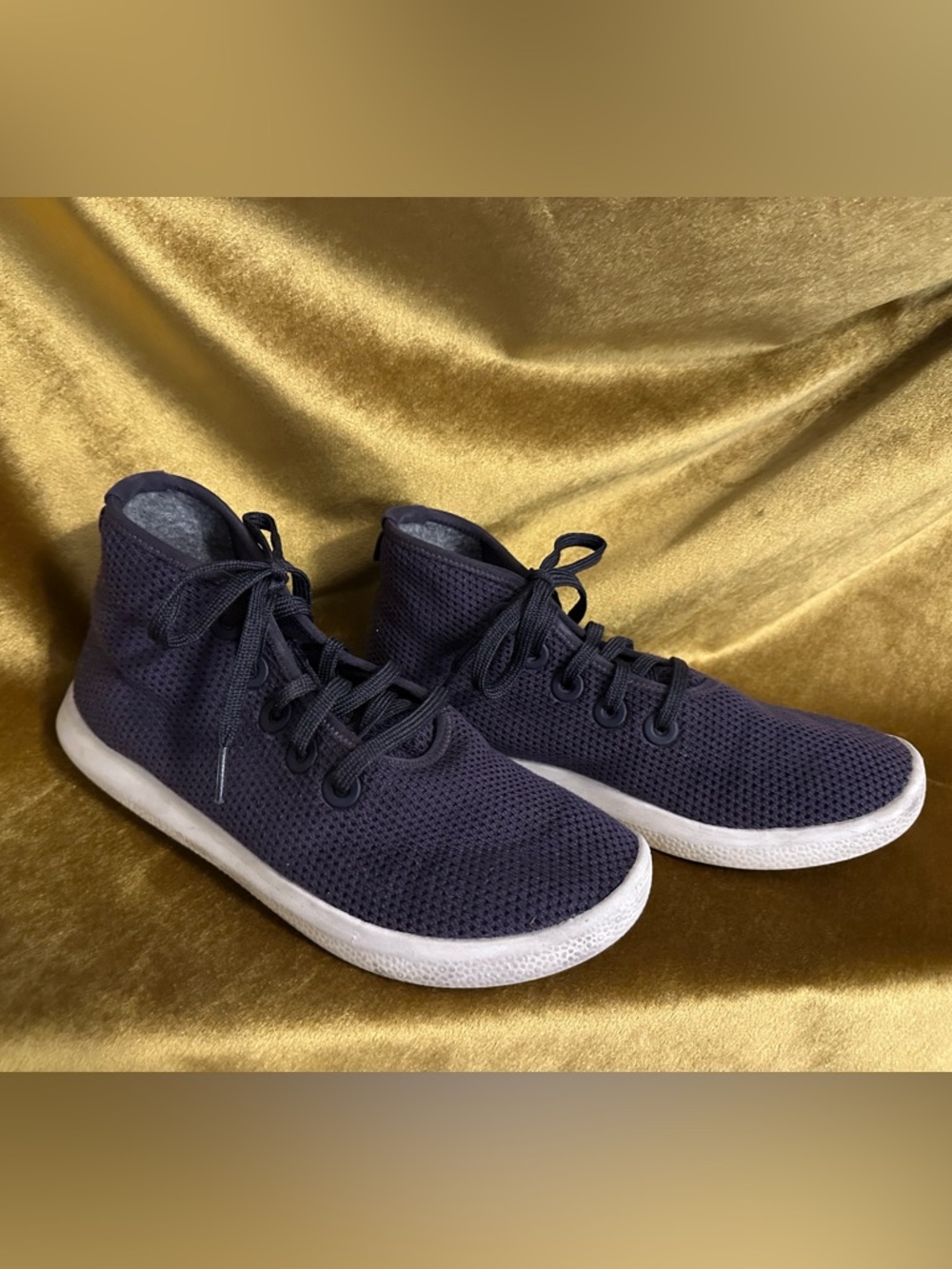 allbirds Women's Hazy Indigo Knit High-Top Sneakers